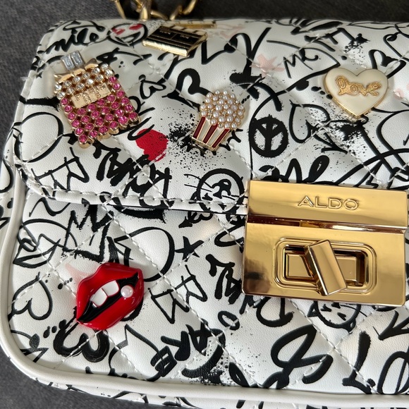 NWT ALDO FLAP QUILTED CROSSBODY SHOULDER BAG PURSE - Picture 2 of 6